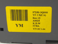 2011 Hyundai Sonata Climate Control Module Temperature AC/Heater Replacement P/N:97250-3Q000 Fits OEM Used Auto Parts - Oemu