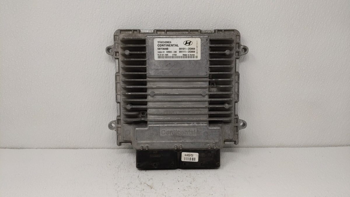 2011-2014 Hyundai Sonata PCM Engine Control Computer ECU ECM PCU OEM OEM Used Auto Parts - Oemusedautoparts1.com