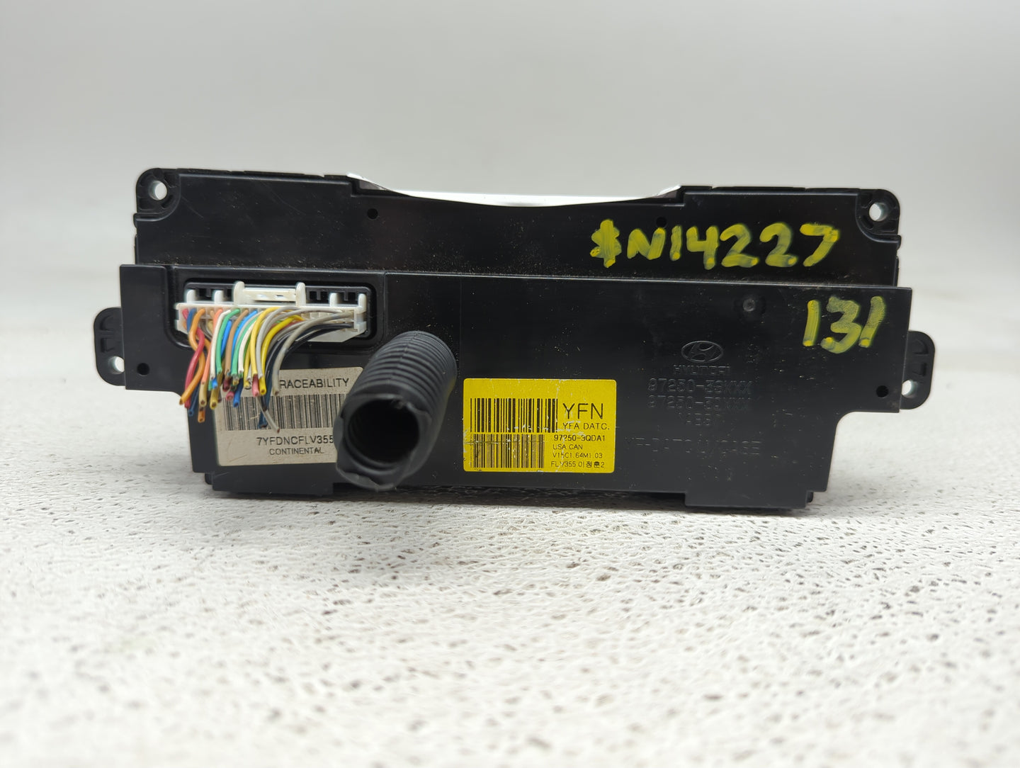 2011-2013 Hyundai Sonata Climate Control Module Temperature AC/Heater Replacement P/N:97250-3QDA1 Fits Fits 2011 2012 2013 O