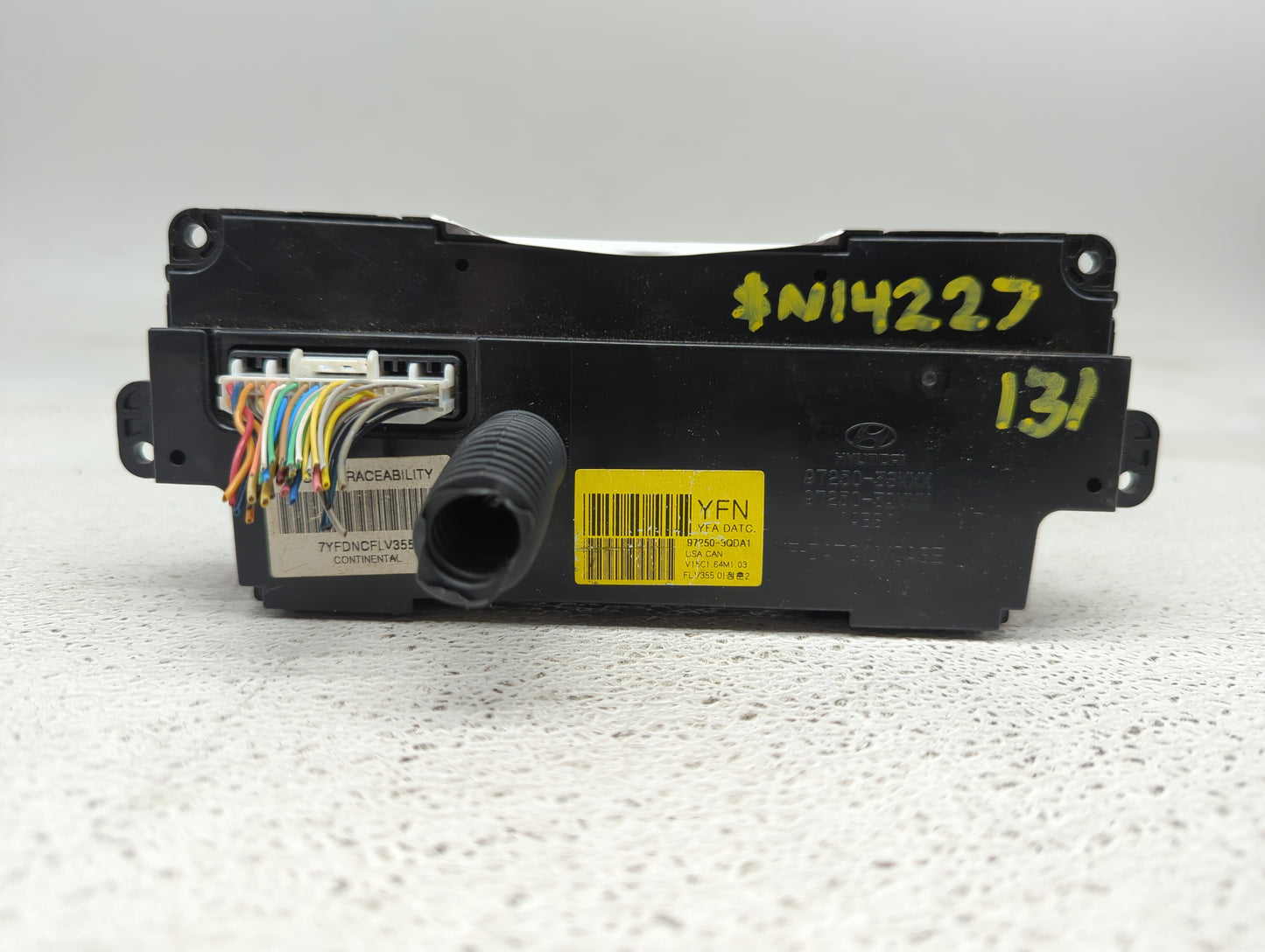 2011-2013 Hyundai Sonata Climate Control Module Temperature AC/Heater Replacement P/N:97250-3QDA1 Fits Fits 2011 2012 2013 O