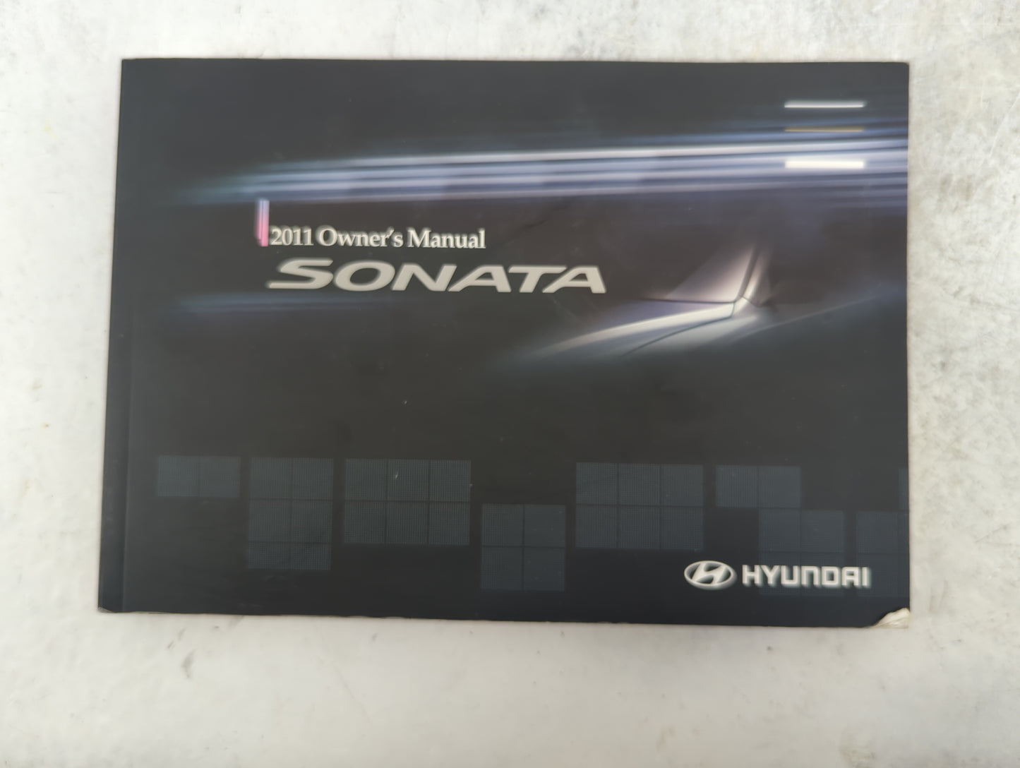 2011 Hyundai Sonata Owners Manual Book Guide P/N:A3SO-EU03A OEM Used Auto Parts - Oemusedautoparts1.com