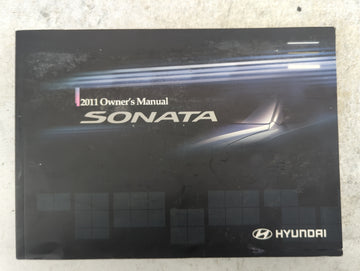 2011 Hyundai Sonata Owners Manual Book Guide P/N:A3SO-EU03A OEM Used Auto Parts - Oemusedautoparts1.com