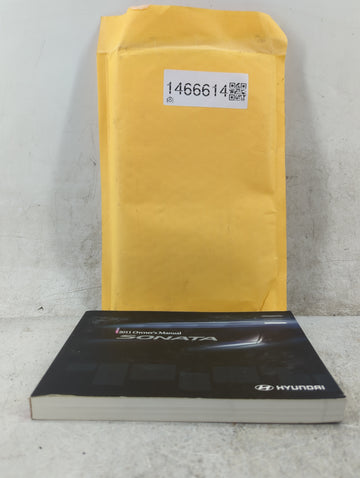 2011 Hyundai Sonata Owners Manual Book Guide P/N:A3SO-EU03A OEM Used Auto Parts