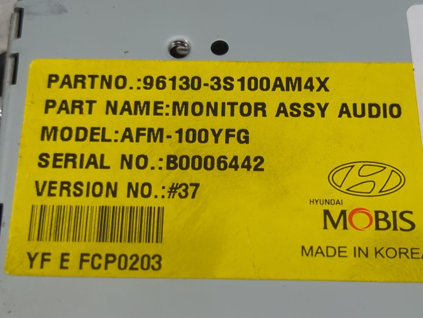 2011 Hyundai Sonata Information Display Screen 1467746 - Oemusedautoparts1.com