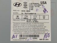 2011 Hyundai Sonata Radio AM FM Cd Player Receiver Replacement P/N:96190-3Q000 PA-760YFLXMBHP GS, 961903Q000XX1 Fits OEM Use