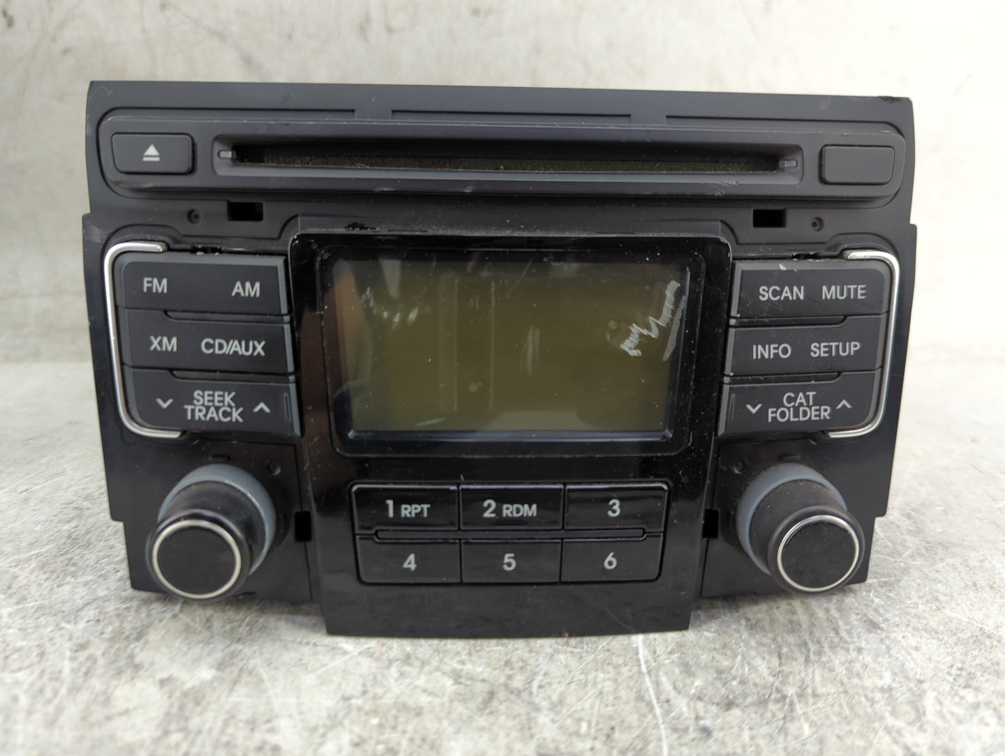 2011 Hyundai Sonata Radio AM FM Cd Player Receiver Replacement P/N:961803Q000 PA-710YFLXMB, 96180-3Q000, TQ8-PA710YFLXMB Fit