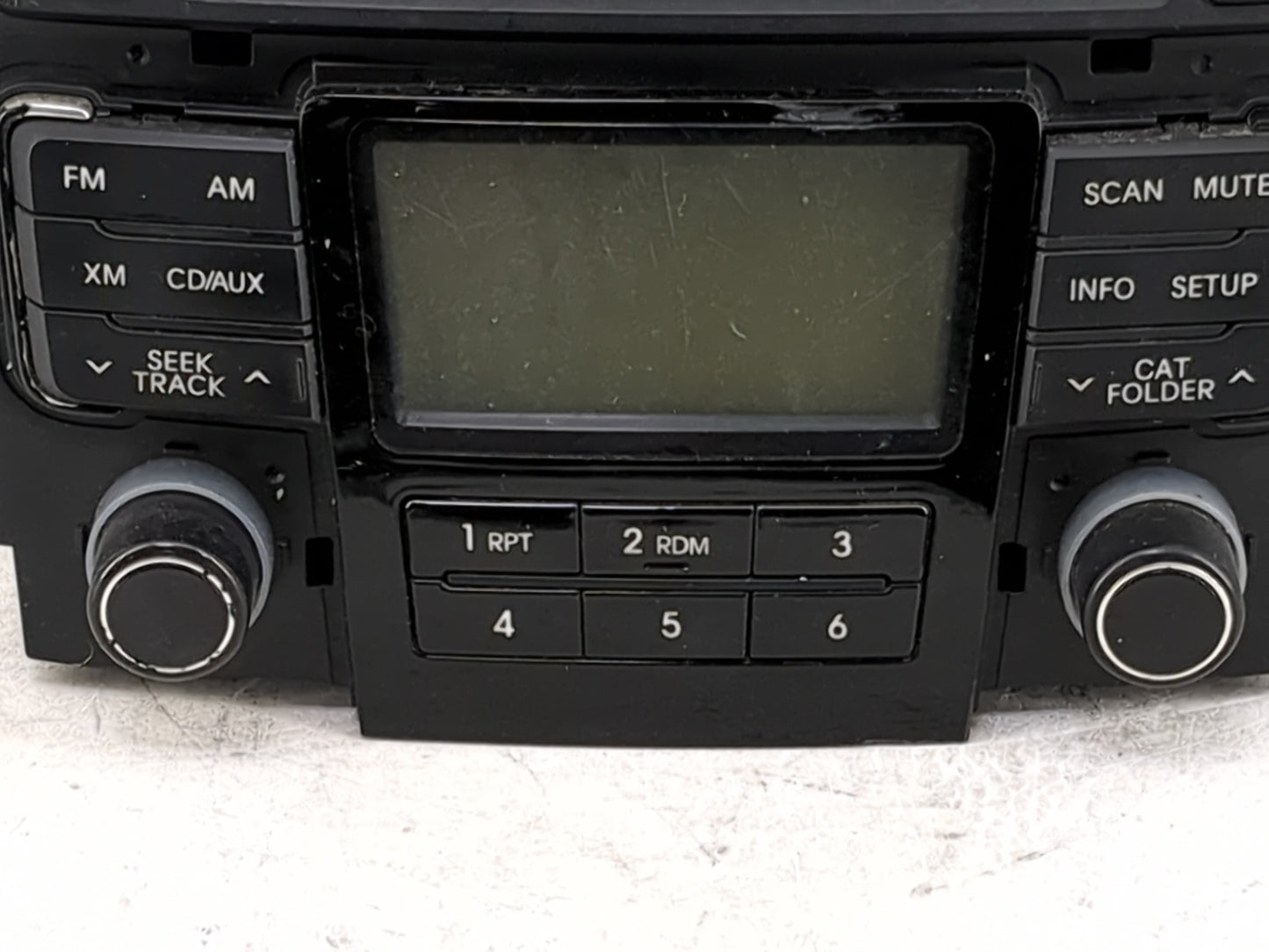 2011 Hyundai Sonata Radio AM FM Cd Player Receiver Replacement P/N:96180-3Q001 PA-710YFLXMB Fits OEM Used Auto Parts - Oemus