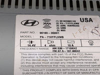 2011 Hyundai Sonata Radio AM FM Cd Player Receiver Replacement P/N:96180-3Q001 PA-710YFLXMB Fits OEM Used Auto Parts - Oemus