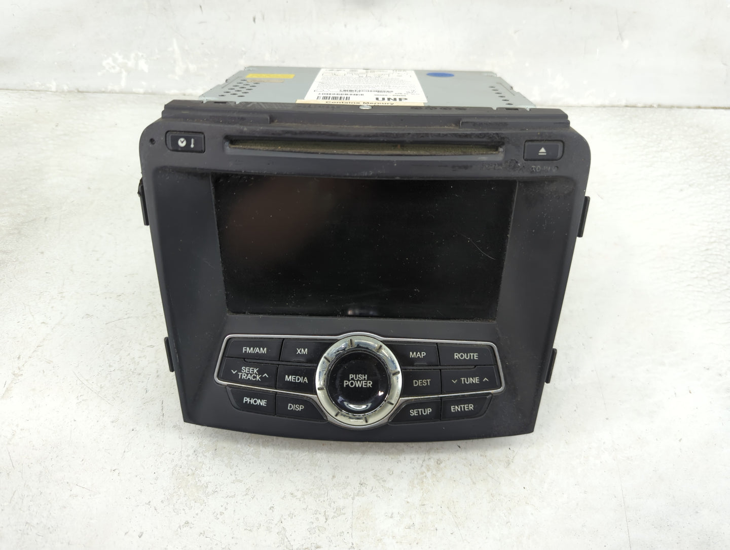 2011 Hyundai Sonata Radio AM FM Cd Player Receiver Replacement P/N:96560-3Q500 965603Q500, AVN-600YFJL Fits OEM Used Auto Pa