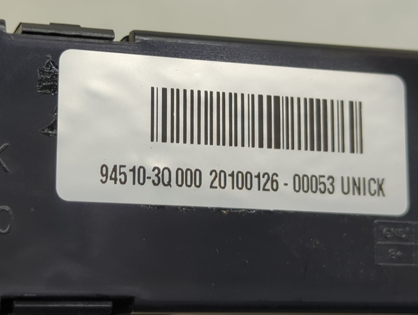 2011 Hyundai Sonata Climate Control Module Temperature AC/Heater Replacement P/N:94510-3Q000 Fits OEM Used Auto Parts - Oemu