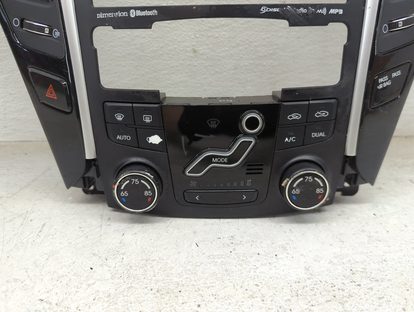 2011-2013 Hyundai Sonata Climate Control Module Temperature AC/Heater Replacement P/N:7YFDNCFCI174 Fits Fits 2011 2012 2013 