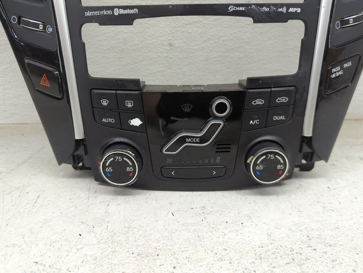 2011-2013 Hyundai Sonata Climate Control Module Temperature AC/Heater Replacement P/N:7YFDNCFCI174 Fits Fits 2011 2012 2013 