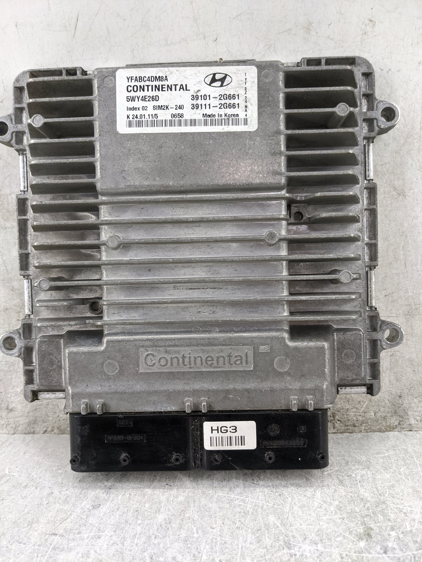 2011-2014 Hyundai Sonata PCM Engine Control Computer ECU ECM PCU OEM P/N:39101-2G661 39111-2G661 Fits Fits 2011 2012 2013 20