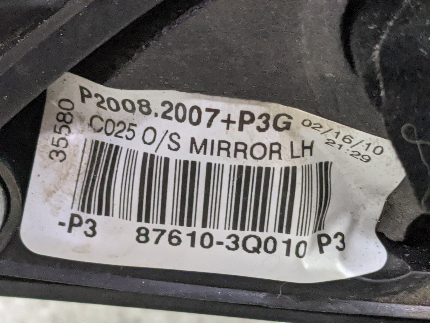 2011-2014 Hyundai Sonata Driver Side View Mirror - Left Door Mirror OEM Used - Oemusedautoparts1.com