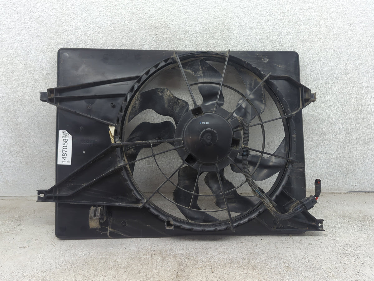 2011 Hyundai Sonata Electric Radiator Cooling Fan Motor Assembly P/N:MEIA3 Fits OEM Used Auto Parts - Oemusedautoparts1.com