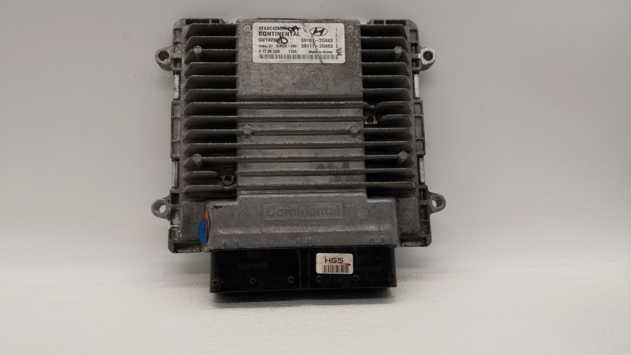 2011-2014 Hyundai Sonata PCM Engine Control Computer ECU ECM PCU OEM P/N:39101-2G661 39111-2G661 Fits Fits 2011 2012 2013 20