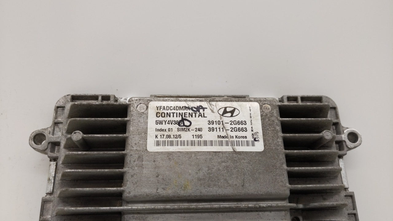 2011-2014 Hyundai Sonata PCM Engine Control Computer ECU ECM PCU OEM P/N:39101-2G661 39111-2G661 Fits Fits 2011 2012 2013 20