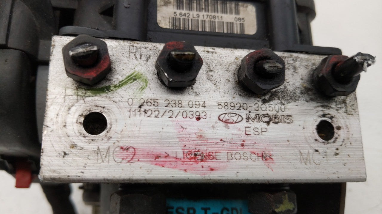 2011-2013 Hyundai Sonata ABS Pump Control Module Replacement P/N:58920-3Q500 58920-36400 Fits Fits 2011 2012 2013 OEM Used A