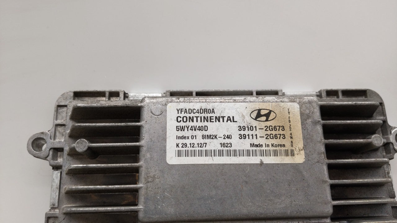 2011-2014 Hyundai Sonata PCM Engine Control Computer ECU ECM PCU OEM P/N:39101-2G661 39111-2G661 Fits Fits 2011 2012 2013 20