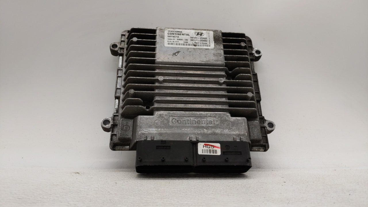 2011-2014 Hyundai Sonata PCM Engine Control Computer ECU ECM PCU OEM P/N:39101-2G661 39111-2G661 Fits Fits 2011 2012 2013 20