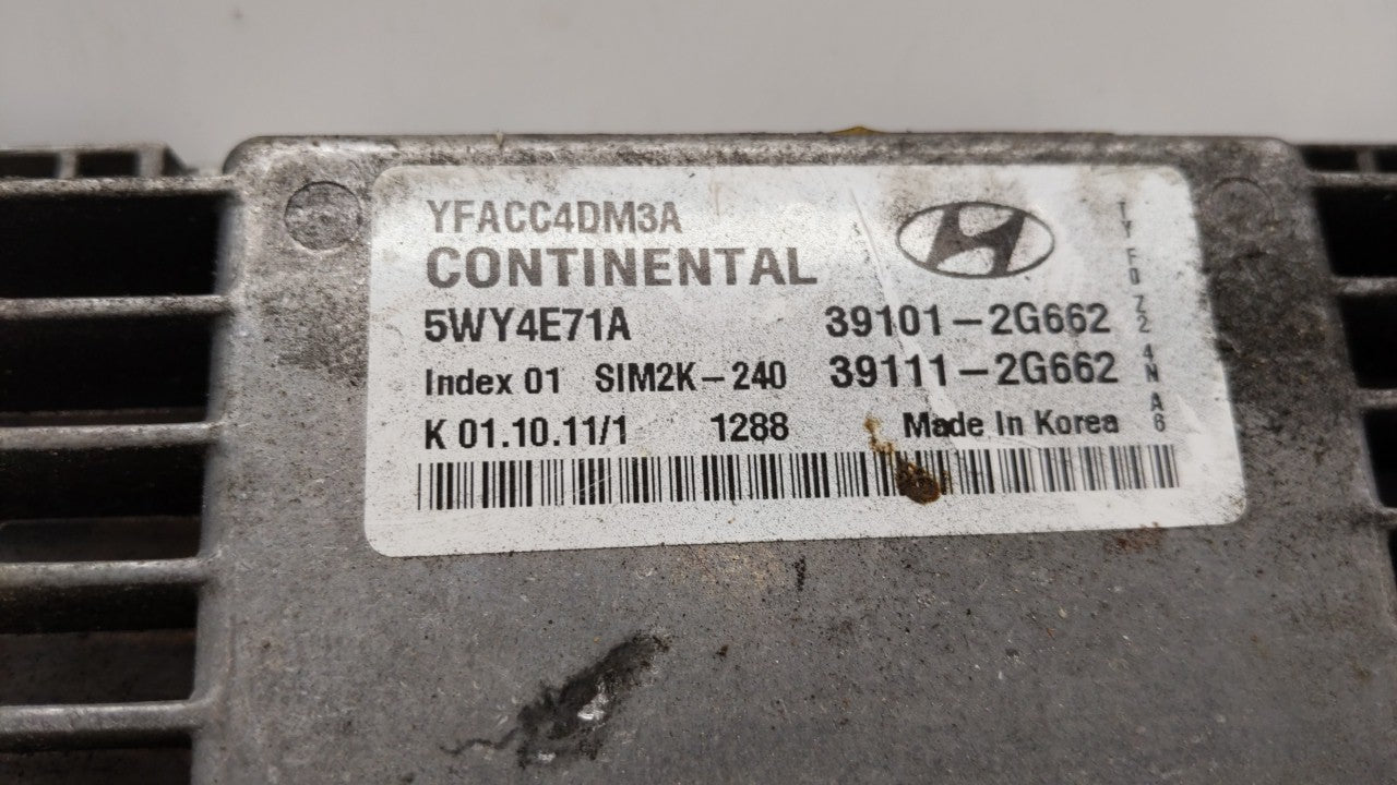 2011-2014 Hyundai Sonata PCM Engine Control Computer ECU ECM PCU OEM P/N:39101-2G661 39111-2G661 Fits Fits 2011 2012 2013 20