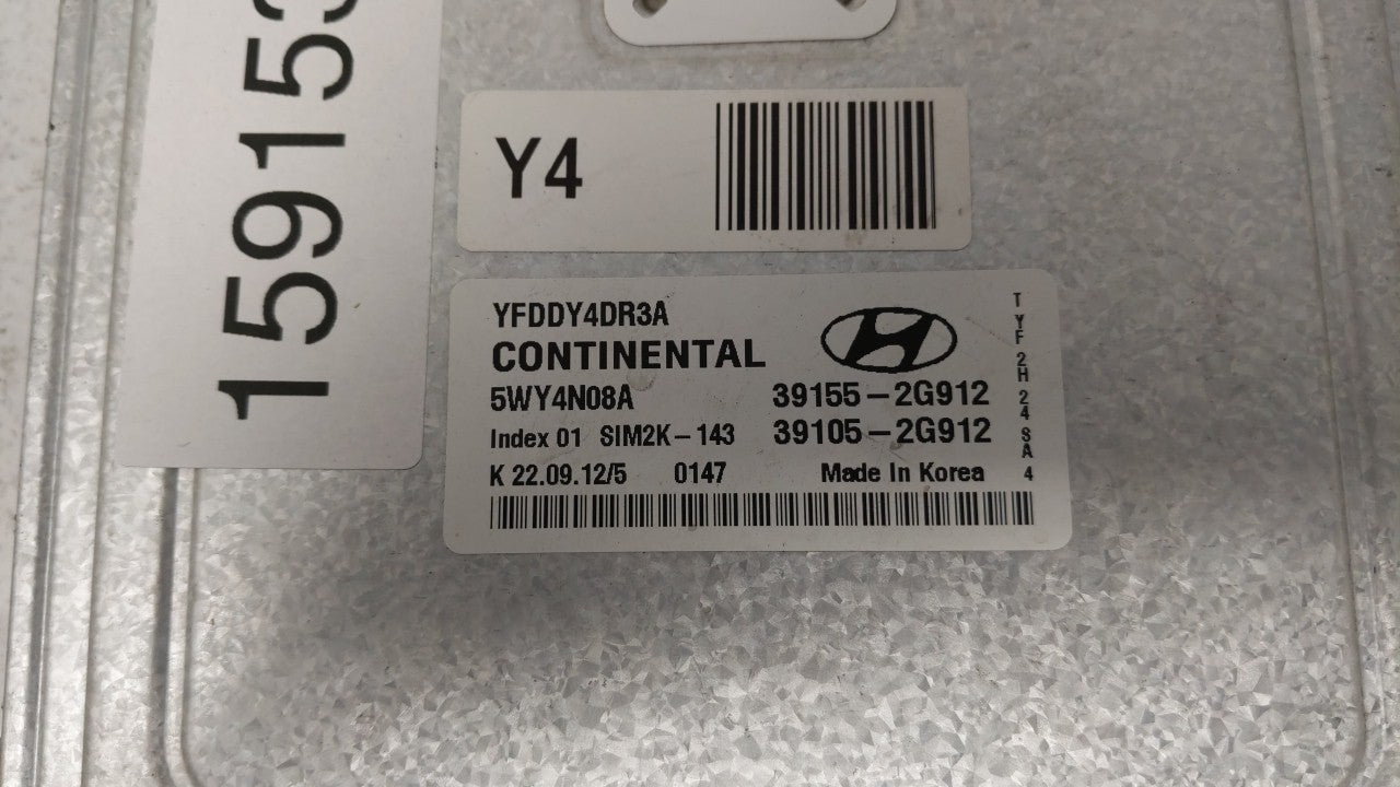 2011-2015 Hyundai Sonata PCM Engine Control Computer ECU ECM PCU OEM P/N:39155-2G911 39155-2G915 Fits OEM Used Auto Parts - 