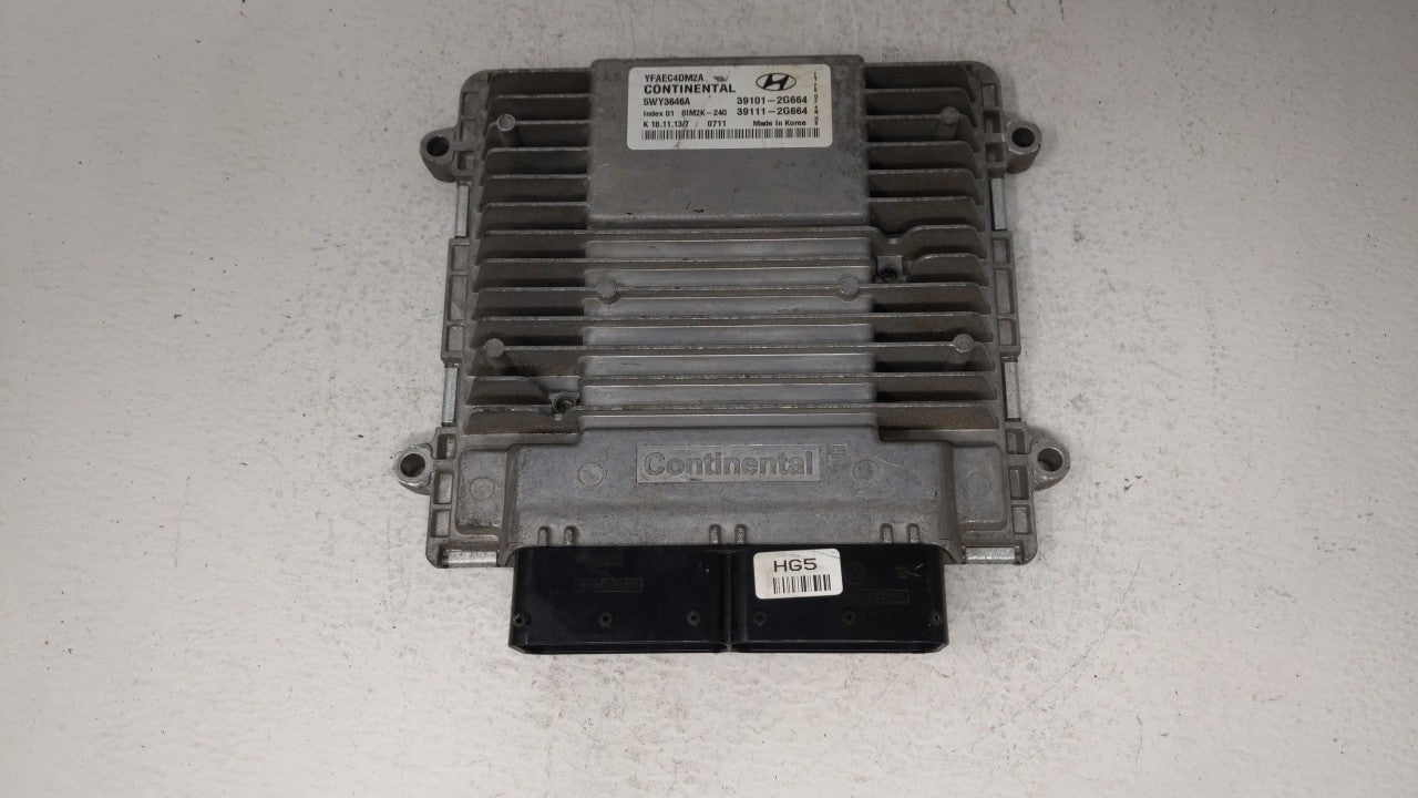 2011-2014 Hyundai Sonata PCM Engine Control Computer ECU ECM PCU OEM P/N:39101-2G661 39111-2G661 Fits Fits 2011 2012 2013 20