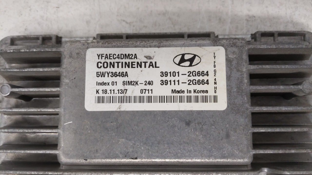 2011-2014 Hyundai Sonata PCM Engine Control Computer ECU ECM PCU OEM P/N:39101-2G661 39111-2G661 Fits Fits 2011 2012 2013 20