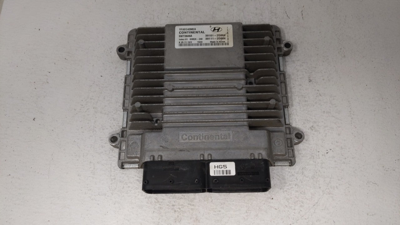 2011-2014 Hyundai Sonata PCM Engine Control Computer ECU ECM PCU OEM P/N:39101-2G661 39111-2G661 Fits Fits 2011 2012 2013 20