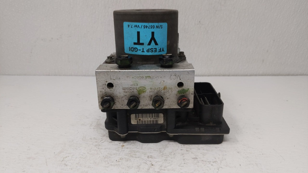 2011-2013 Hyundai Sonata ABS Pump Control Module Replacement P/N:58920-30500 58920-3Q500 Fits Fits 2011 2012 2013 OEM Used A