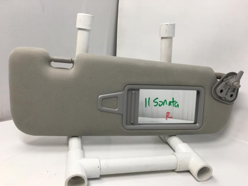 2011 Hyundai Sonata Sun Visor Shade Replacement Passenger Right Mirror Fits OEM Used Auto Parts - Oemusedautoparts1.com