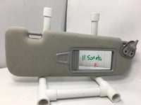2011 Hyundai Sonata Sun Visor Shade Replacement Passenger Right Mirror Fits OEM Used Auto Parts - Oemusedautoparts1.com