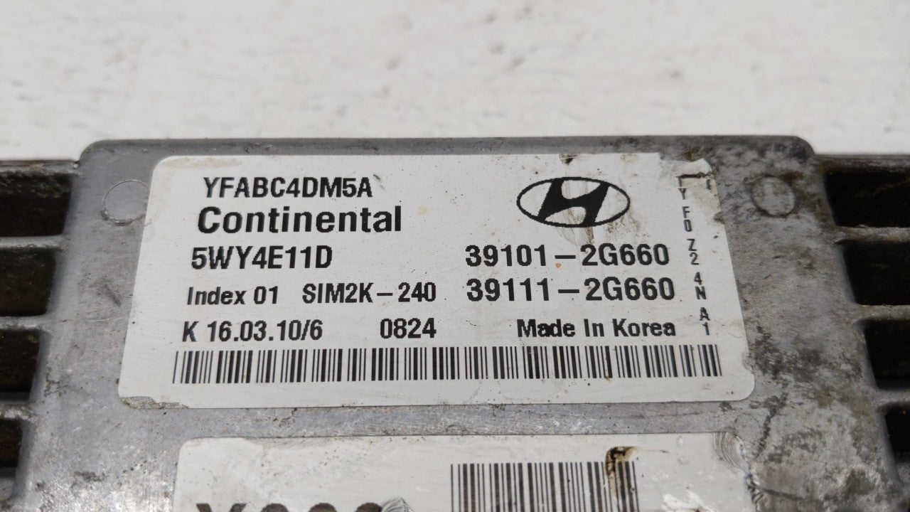 2011 Hyundai Sonata PCM Engine Control Computer ECU ECM PCU OEM P/N:39101-2G670 Fits OEM Used Auto Parts - Oemusedautoparts1