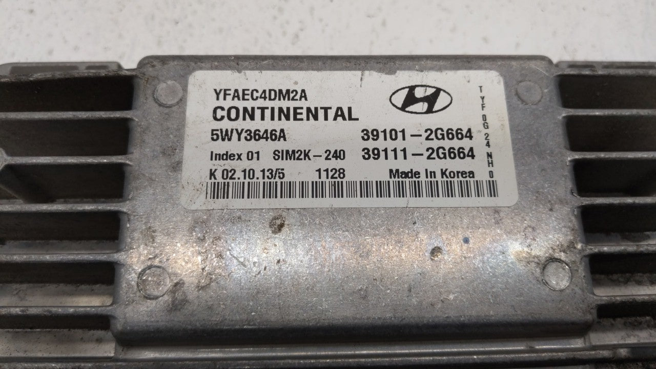 2011-2014 Hyundai Sonata PCM Engine Control Computer ECU ECM PCU OEM P/N:39101-2G661 39111-2G661 Fits Fits 2011 2012 2013 20