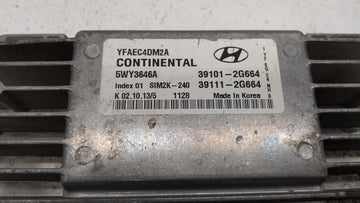 2011-2014 Hyundai Sonata PCM Engine Control Computer ECU ECM PCU OEM P/N:39101-2G661 39111-2G661 Fits Fits 2011 2012 2013 2014 OEM Used Auto Parts