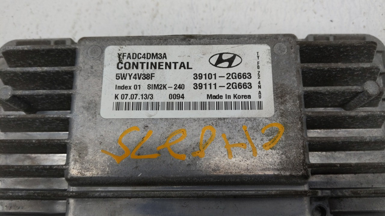 2011-2014 Hyundai Sonata PCM Engine Control Computer ECU ECM PCU OEM P/N:39101-2G661 39111-2G661 Fits Fits 2011 2012 2013 20