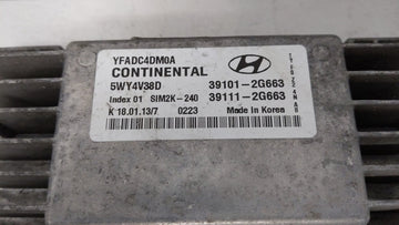 2011-2014 Hyundai Sonata PCM Engine Control Computer ECU ECM PCU OEM P/N:39101-2G661 39111-2G661 Fits Fits 2011 2012 2013 2014 OEM Used Auto Parts
