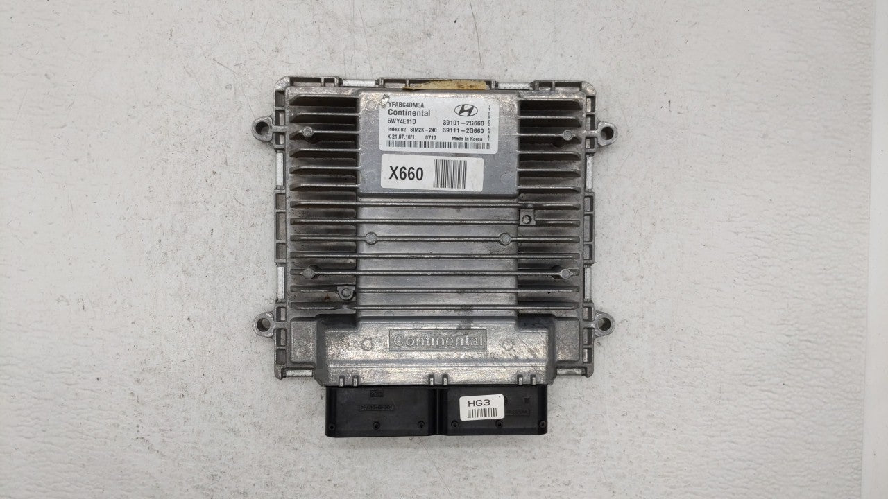 2011 Hyundai Sonata PCM Engine Control Computer ECU ECM PCU OEM P/N:39101-2G660 39101-2G670, 39111-2G670, 39101-2G671 Fits O