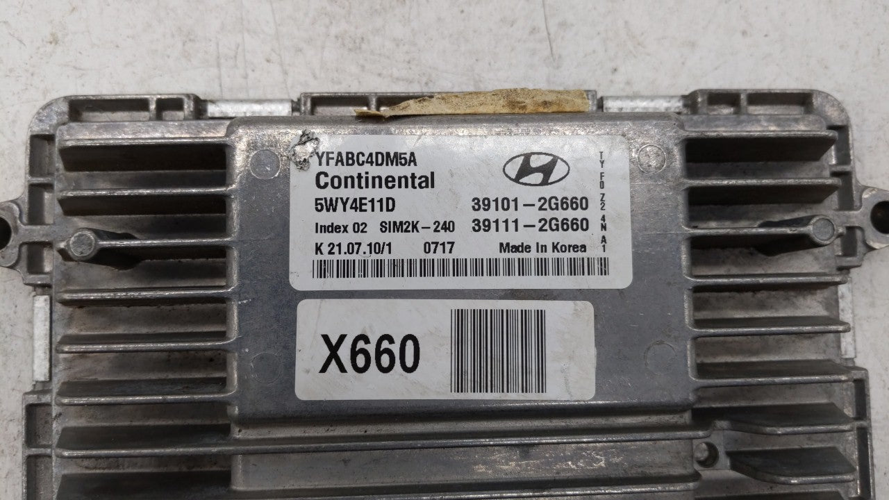2011 Hyundai Sonata PCM Engine Control Computer ECU ECM PCU OEM P/N:39101-2G660 39101-2G670, 39111-2G670, 39101-2G671 Fits O
