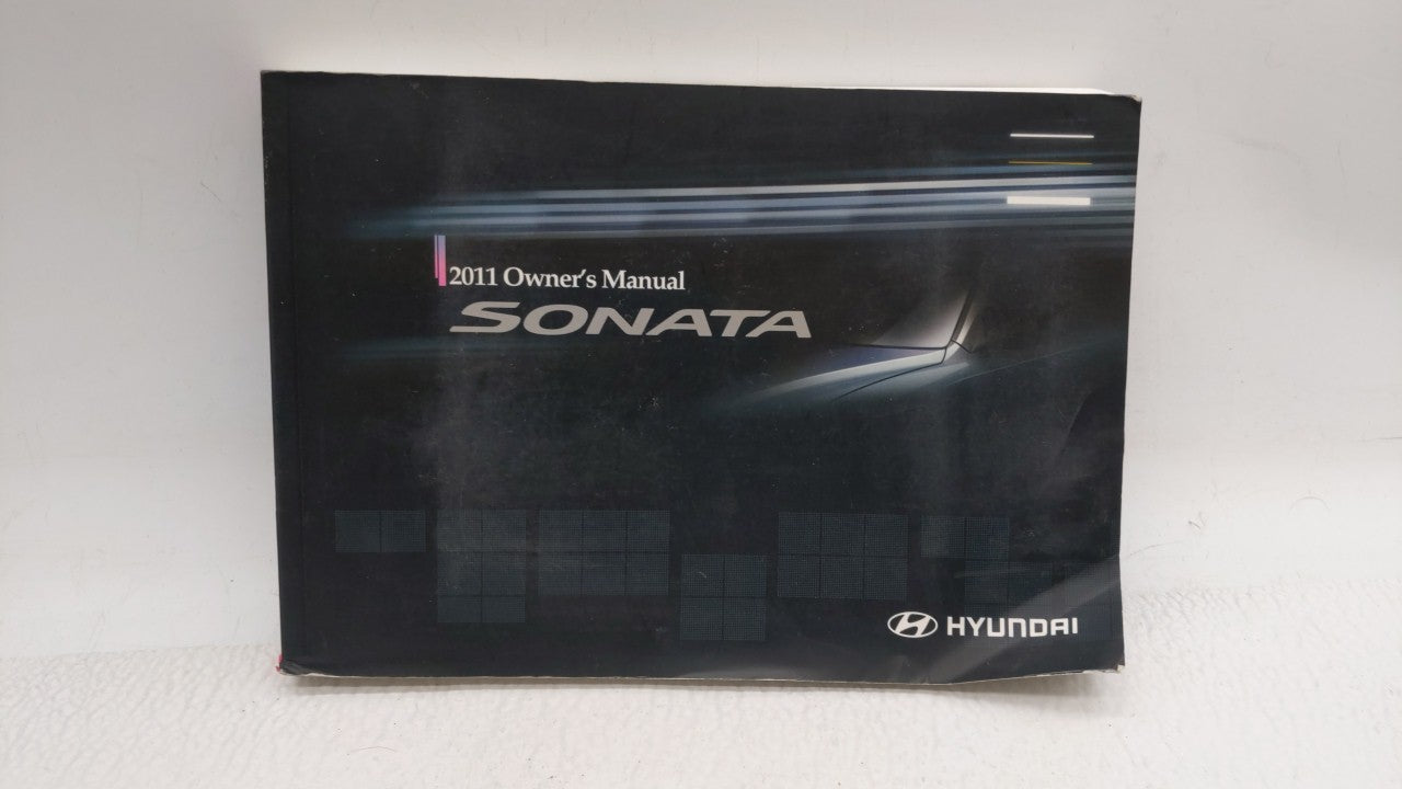 2011 Hyundai Sonata Owners Manual Book Guide P/N:A3SO-EU06F OEM Used Auto Parts - Oemusedautoparts1.com