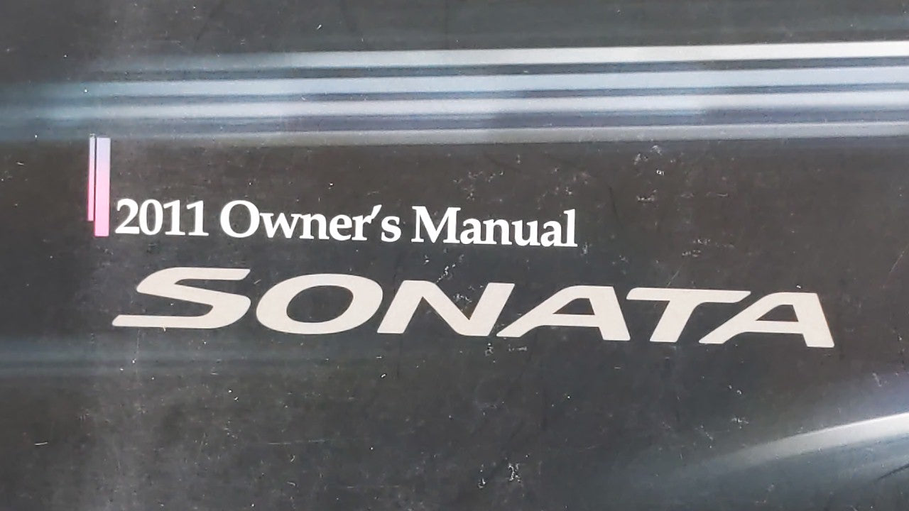 2011 Hyundai Sonata Owners Manual Book Guide P/N:A3SO-EU06F OEM Used Auto Parts - Oemusedautoparts1.com