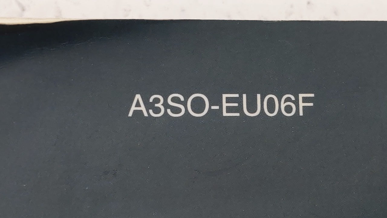 2011 Hyundai Sonata Owners Manual Book Guide P/N:A3SO-EU06F OEM Used Auto Parts - Oemusedautoparts1.com