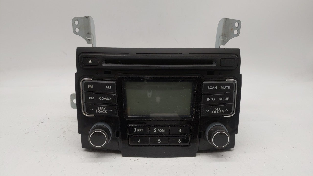 2011 Hyundai Sonata Radio AM FM Cd Player Receiver Replacement P/N:96180-3Q000 96180-3Q000XX1 Fits OEM Used Auto Parts - Oem