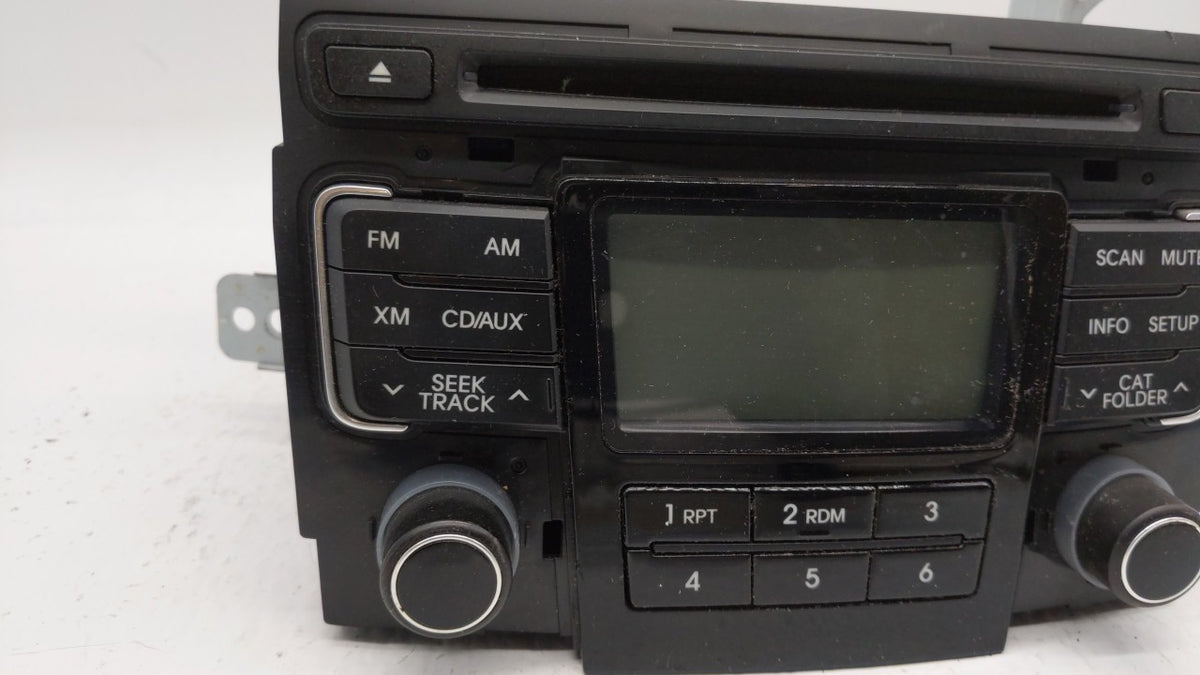 2011 Hyundai Sonata Radio AM FM Cd Player Receiver Replacement P/N:96180-3Q000 96180-3Q000XX1 OEM Used Auto Parts - Oemuseda