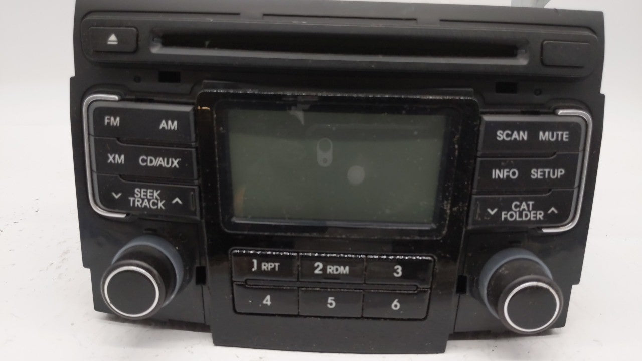 2011 Hyundai Sonata Radio AM FM Cd Player Receiver Replacement P/N:96180-3Q000 96180-3Q000XX1 Fits OEM Used Auto Parts - Oem