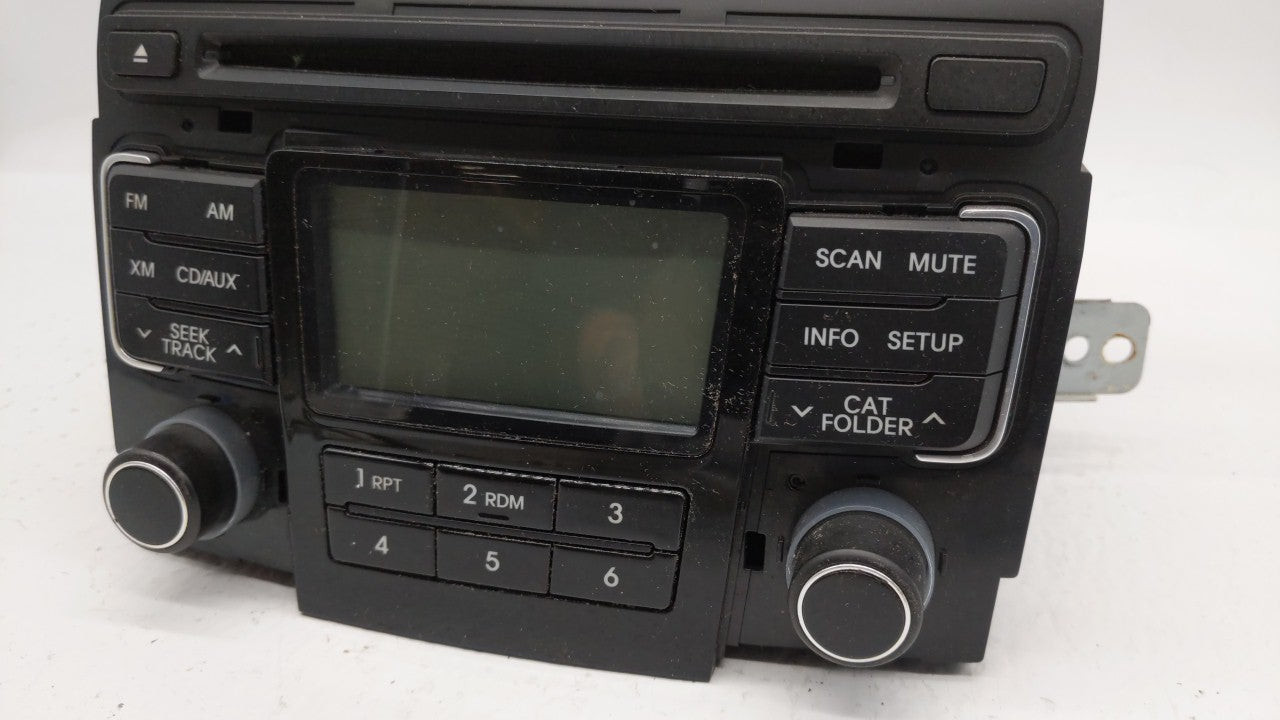 2011 Hyundai Sonata Radio AM FM Cd Player Receiver Replacement P/N:96180-3Q000 96180-3Q000XX1 Fits OEM Used Auto Parts - Oem