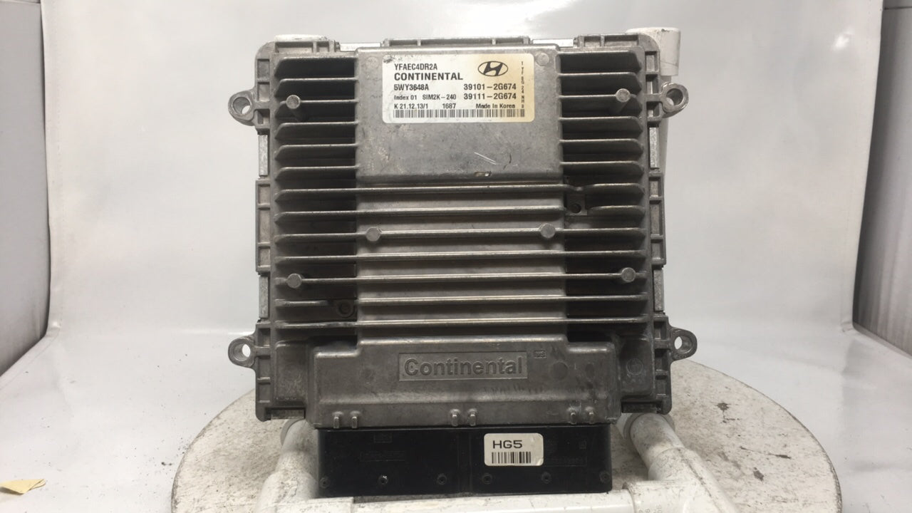 2011 Hyundai Sonata PCM Engine Control Computer ECU ECM PCU OEM P/N:39101-2G666 Fits OEM Used Auto Parts - Oemusedautoparts1