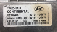 2011 Hyundai Sonata PCM Engine Control Computer ECU ECM PCU OEM P/N:39101-2G666 Fits OEM Used Auto Parts - Oemusedautoparts1