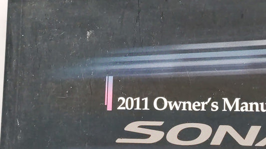 2011 Hyundai Sonata Owners Manual Book Guide OEM Used Auto Parts