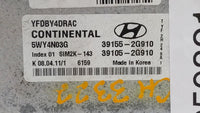2011-2015 Hyundai Sonata PCM Engine Control Computer ECU ECM PCU OEM P/N:39155-2G916 39105-2G916 Fits OEM Used Auto Parts - 